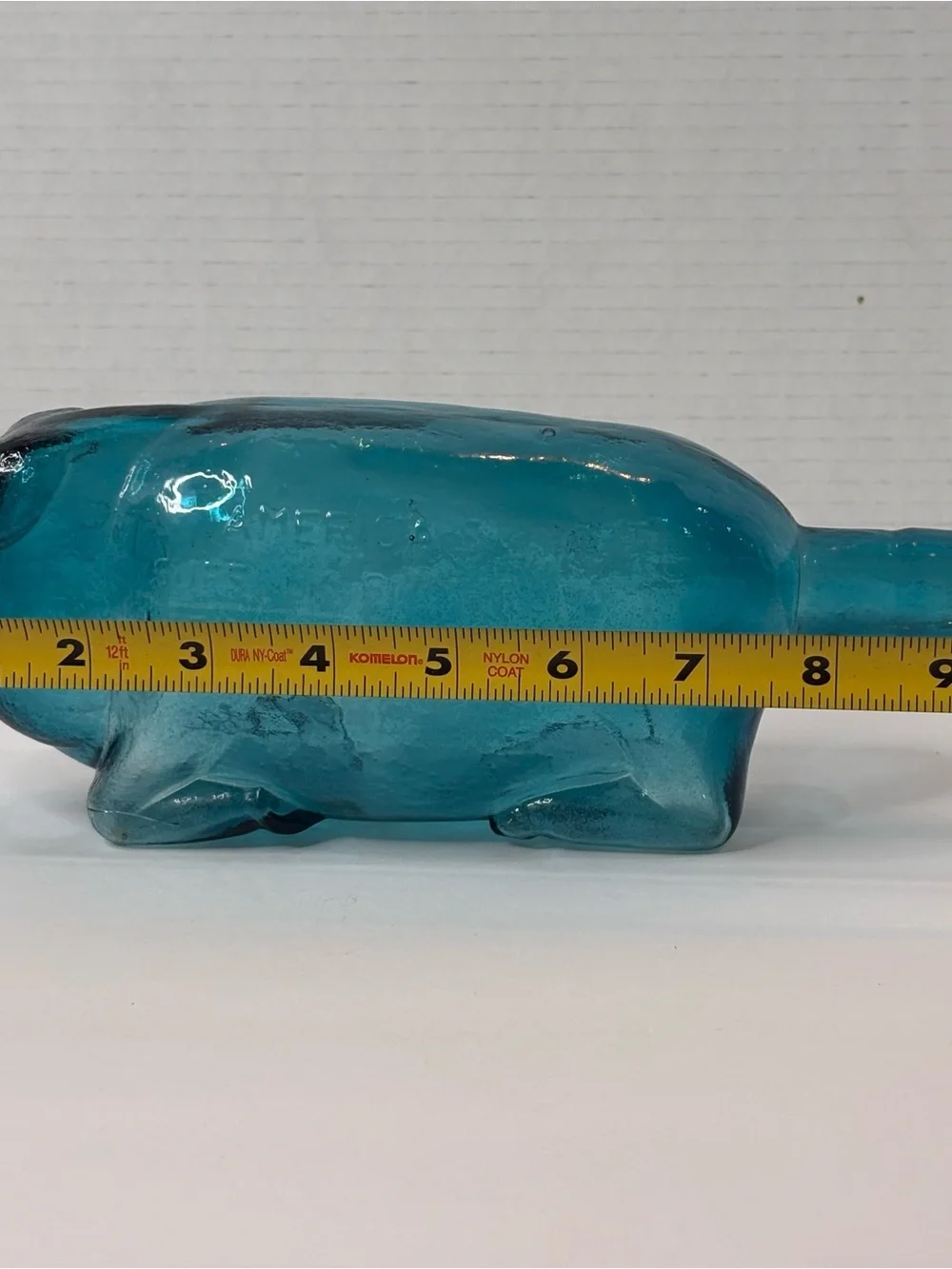 Vintage Suffolk Bitters Blue Pig Form Bottle - Picture 11 of 13